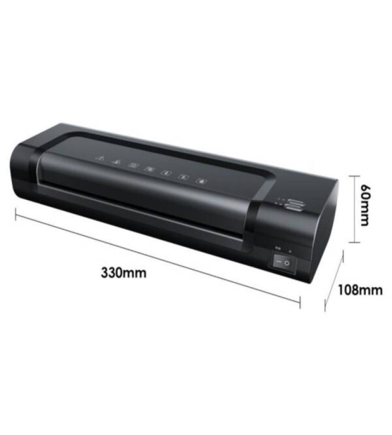 Deli Machine à Plastifier A4 - Compacte, Rapide & Portable - Plastification à Chaud & à Froid